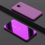 Coque galaxy j6 plus housse �tui miroir flip avec stand fonction protection cover pour samsung galaxy ...