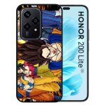 Coque pour honor 200 lite - dragonball z furious - silicone - noir Coque pour honor 200 lite - dragonball z furious - silicone - noir