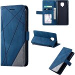 Coque housse - xiaomi - redmi note 9s / pro / pro max - etui bleu - cuir synth�tique - portefeuille