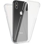 Coque intgrale pour iphone x / xs avant arrire cover & verre tremp housse anti - choc cas etui transparent ...