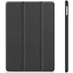 Coque ipad 10. 2 - apple - housse �tui mince l�ger - cuir pu - support auto �veil / veille - noir