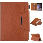 Coque ipad 9. 7 2017 & 2018 / ipad air 2 / ipad air housse de protection luxe affaires pu cuir tablette ...