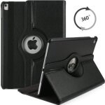 Coque ipad air 4 - ipad air (2020) 10. 9 housse �tui antichoc avec support 360� rotation pu cuir noir ...