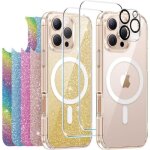 Coque pour iphone 14 pro - massilia tech - kit 9 en 1 - transparent - protection compl�te - 5 feuilles ...