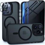 Coque - massilia tech - iphone 15 pro - noir hd - ultra - fin - protection anti - rayures