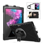 Coque microsoft surface pro 7 / surface pro 6 / surface pro 5 / pro 4 housse �tui [fente stylo][360� ...