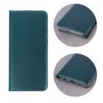 Coque pour motorola moto e13 - etui housse portefeuille fermeture magntique vert fonc