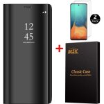 Coque - samsung - galaxy a71 - miroir - noir - fonction stand Coque - samsung - galaxy a71 - miroir - noir - fonction stand