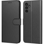 Coque pour samsung galaxy a14 4g / 5g pochette etui housse cuir  clapet avec fermeture magntique et ...