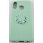 Coque - samsung - galaxy a20e - vert - support bague intgr - semi - rigide