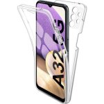 Coque pour samsung galaxy a32 5gcoque 360 protection integral arri�re rigide avant souple transparent. ...