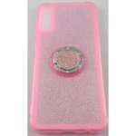 Coque - samsung - galaxy a50 - rose à paillettes - support vidéo intégré - silicone haut de gamme Coque - samsung - galaxy a50 - rose à paillettes - support vidéo intégré - silicone haut de gamme