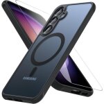 Coque de t�l�phone - samsung - galaxy s23 plus - noir mat - antichocs - compatible magsafe