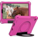 Coque pour samsung galaxy tab a7 lite (87) 2021 tablet avec poign�e stand enfants housse antichoc protecteur ...