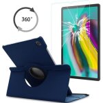Coque samsung galaxy tab s5e housse (sm - t720 - sm - t725) 360 rotation tablette tui + film protection ...