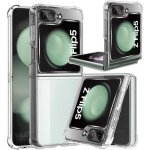 Coque de protection - samsung - galaxy z flip 5 5g - transparent - plastique rigide - protection renforc�e ...