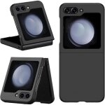 Coque pour samsung galaxy z flip 5 5g - housse etui rigide avant et arri�re hd - noir