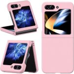 Coque de protection rigide - massilia tech - galaxy z flip 5g - rose - plastique - moderne