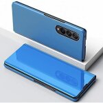 Coque pour samsung galaxy z fold 3 5g fonction de support miroir flip ultra mince anti - rayures anti ...