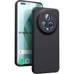 Coque silicone - little boutik - honor magic 5 pro - souple - noir - compatible 681 pouces