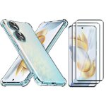 Coque silicone - little boutik - honor 90 5g - angles renforcs - 2 verres tremps - protection souple ...