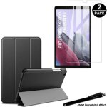 Coque smart noir premium pour samsung galaxy tab a7 lite 8. 7 sm - t220 / t225 + 2 vitres de protection ...