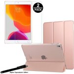Coque smart rose gold rsistante pour apple ipad 10. 2 2019 / 2020 / 2021 + 2 vitres de protection avec ...