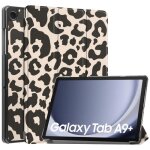 Coque tablette design trifold samsung galaxy tab a9 plus leopard imoshion