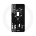 Coque de t�l�phone - bts - samsung galaxy s21 - souple - noir - membres bts