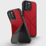 Coque uniq transforma pour iphone 13 pro - compatible magsafe - rouge