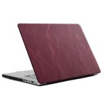 Coque en velours macbook air 13 pouces (2022 / 2024 m3 chip / 2025 m4 chip) a2681 / a3113 / a3240 rouge ...