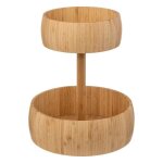 Corbeille � fruit 2 niveaux bambou - 5 five simply smart