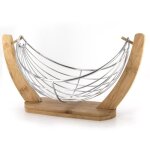 Corbeille � fruits design balancelle 31cm naturel