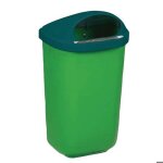 Corbeille murale xerios 50l verte - rossignol - 59866