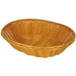 Corbeille  pain - metaltex - ovale - 20 x 24 cm - olivier