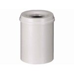 Corbeille � papier en acier avec t�te anti - feu?