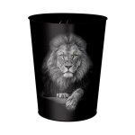 Corbeille  papier mtal oberthur lion