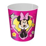 Corbeille a papier minnie poubelle enfant rose guizmax