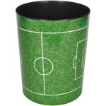 Corbeille à papier pp h 30 cm 13 litres terrain de football Corbeille à papier pp h 30 cm 13 litres terrain de football