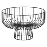 Corbeille � fruits sur pied ninoh 28cm noir