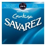 Jeu de cordes pour guitare classique - savarez - 510cj - new cristal cantiga - tension forte