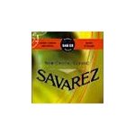 Jeu de cordes pour guitare classique - savarez - 540cr - new cristal classic rouge - tension normale