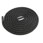 Corde ondulatoire sportifrance - noir - 10m diam 38mm pour un entrainement cardio / musculaire de haute ...
