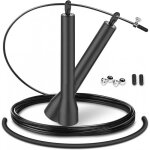 Corde � sauter - media wave store - 3 mt - r�glable en acier peint et pvc noir