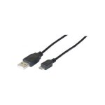Cordon usb 2. 0 - eco - 05 m - noir - synchronisation - chargement - �quipements mobiles