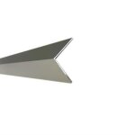 Corni�re en aluminium - homewell - 40x40x1. 4 - gris