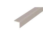 Cornire de protection dangle adhsive en pvc souple beige 40 x 40 mm 200 cm