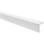 Cornière de protection dangle adhésive en pvc souple blanc 40 x 40 mm 200 cm Cornière de protection dangle adhésive en pvc souple blanc 40 x 40 mm 200 cm