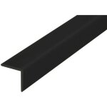Cornière de protection dangle adhésive en pvc souple noir 40 x 40 mm 200 cm Cornière de protection dangle adhésive en pvc souple noir 40 x 40 mm 200 cm