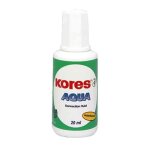 Correcteur liquide - kores - aqua 20 ml - blanc - boîte présentoir de 10 Correcteur liquide - kores - aqua 20 ml - blanc - boîte présentoir de 10